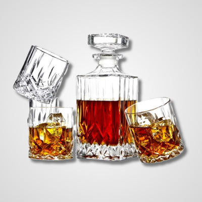 Crystal Whisky Tumblers (4 pieces)